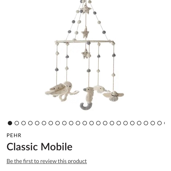Pehr Other - Pehr Classic Mobile - Cream and Gray Nursery Hanging Mobile